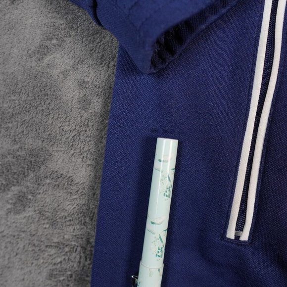 Adidas Soccer Jacket Men's Blue White East End Football Club Climacool Track - Picture 6 of 14